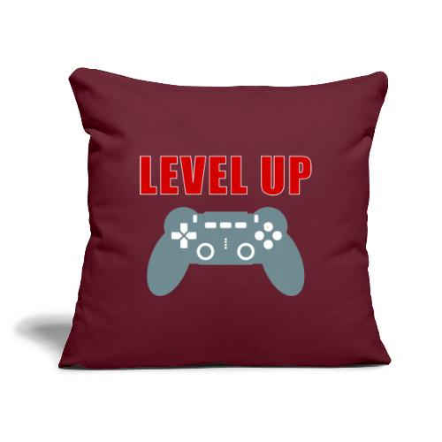 Level Up Gamer Controller Apparel - Throw Pillow Cover 17.5” x 17.5”