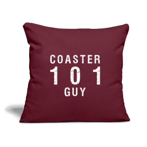 Coaster Guy Chalk - Throw Pillow Cover 17.5” x 17.5”