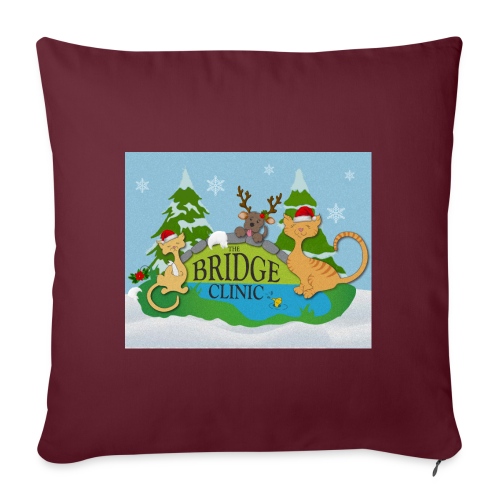 Holiday Logo - Throw Pillow Cover 17.5” x 17.5”