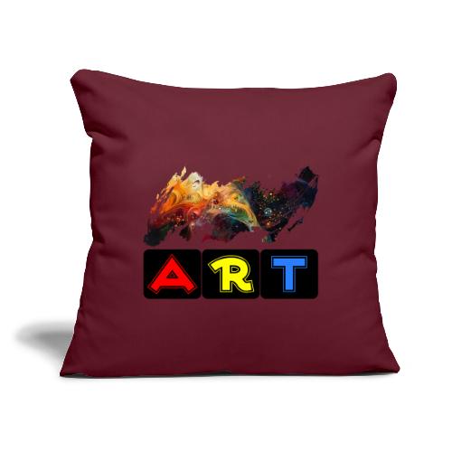 Pulse of Art - Throw Pillow Cover 17.5” x 17.5”