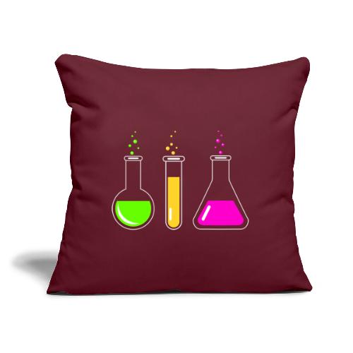 Colorful Chemistry - Throw Pillow Cover 17.5” x 17.5”