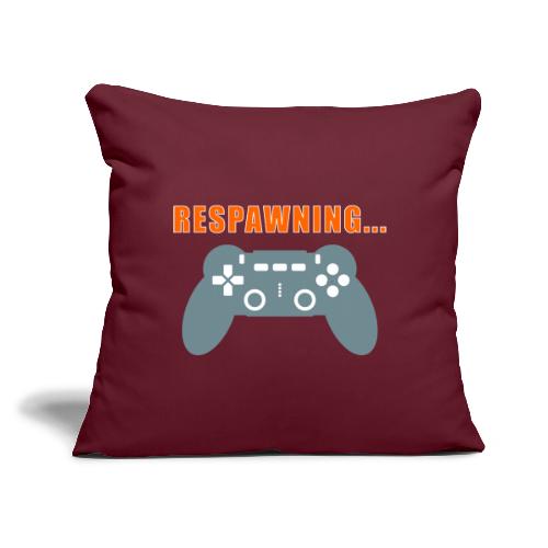 Respawning Gamer Controller Design - Throw Pillow Cover 17.5” x 17.5”