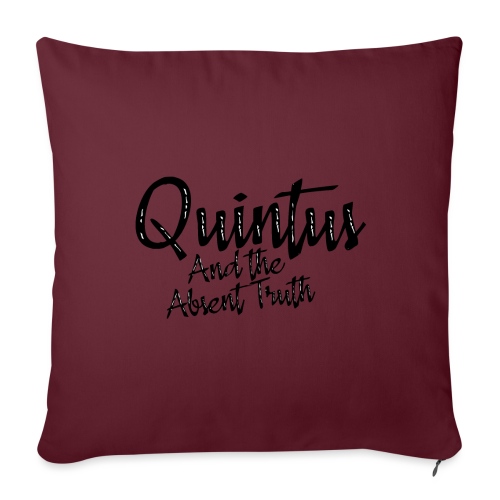 Quintus and the Absent Truth - Throw Pillow Cover 17.5” x 17.5”