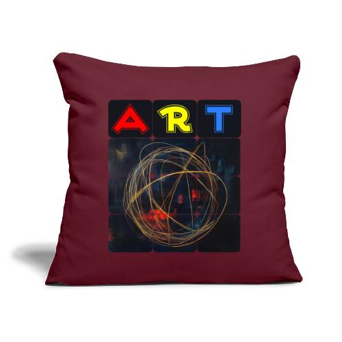 Echoes of Art - Throw Pillow Cover 17.5” x 17.5”