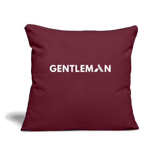 Savage Gent Back - Throw Pillow Cover 17.5” x 17.5”