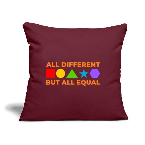 United in Diversity - Throw Pillow Cover 17.5” x 17.5”