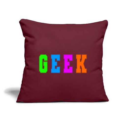 Certified Geek Mode - Throw Pillow Cover 17.5” x 17.5”
