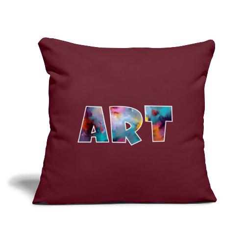 Art in Color - Throw Pillow Cover 17.5” x 17.5”