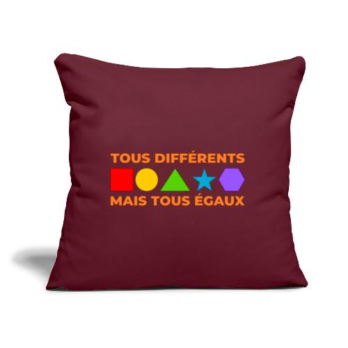 United in Our Differences - Throw Pillow Cover 17.5” x 17.5”
