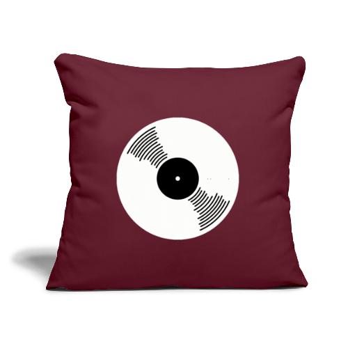 Fashion Vinyle White - Throw Pillow Cover 17.5” x 17.5”