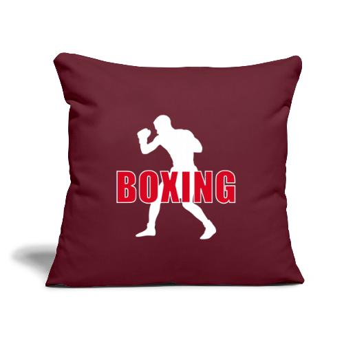Boxing Force - Throw Pillow Cover 17.5” x 17.5”