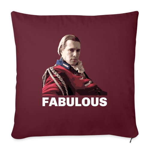 Lord John Grey - Fabulous - Throw Pillow Cover 17.5” x 17.5”