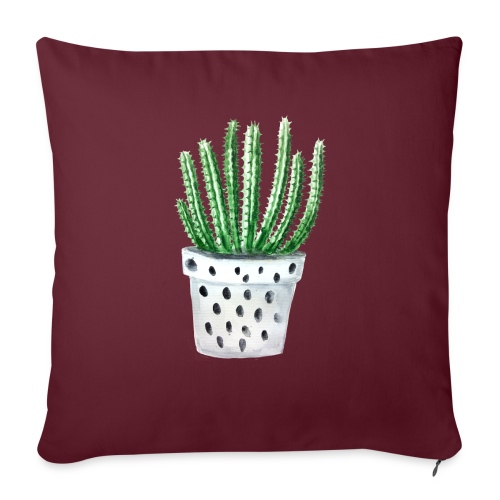 Cactus - Throw Pillow Cover 17.5” x 17.5”