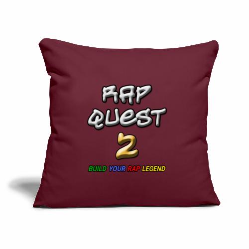 RQ2 Logo - Throw Pillow Cover 17.5” x 17.5”