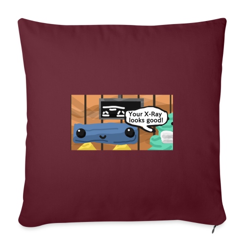 X-Ray - Throw Pillow Cover 17.5” x 17.5”