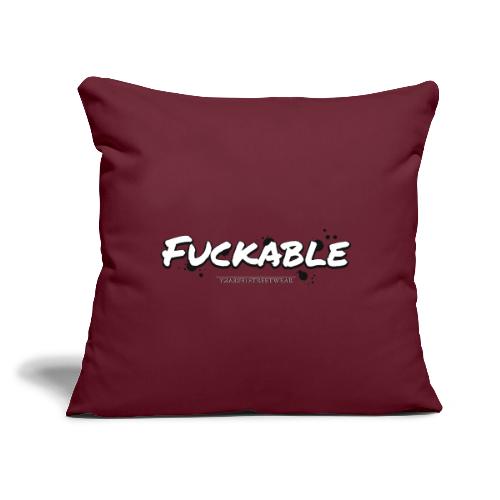 f**able - Throw Pillow Cover 17.5” x 17.5”