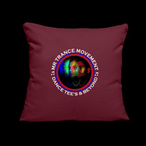 Mr Trance Movement Dance Tees Logo Tee - Throw Pillow Cover 17.5” x 17.5”