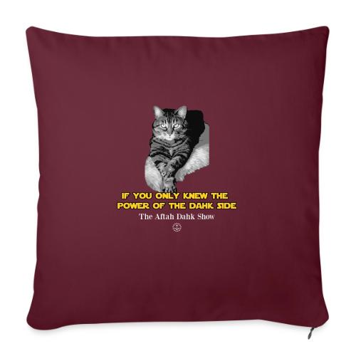 Lumos - The Dahk Side - Throw Pillow Cover 17.5” x 17.5”