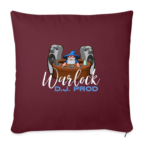 Warlock DJ Prod - Throw Pillow Cover 17.5” x 17.5”