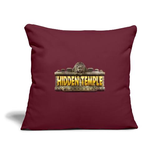 Hidden Temple - Throw Pillow Cover 17.5” x 17.5”