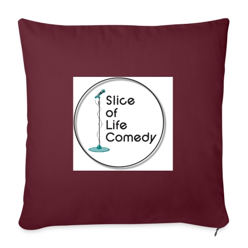 Slice of Life Comedy - Throw Pillow Cover 17.5” x 17.5”
