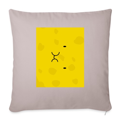 Spongy Case 5x4 - Throw Pillow Cover 17.5” x 17.5”