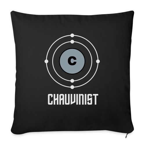 Carbon Chauvinist Electron - Throw Pillow Cover 17.5” x 17.5”