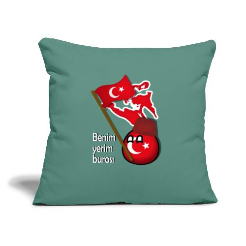 Ottomans I belong here - Throw Pillow Cover 17.5” x 17.5”