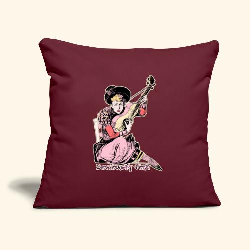 Seriously Folk - Throw Pillow Cover 17.5” x 17.5”