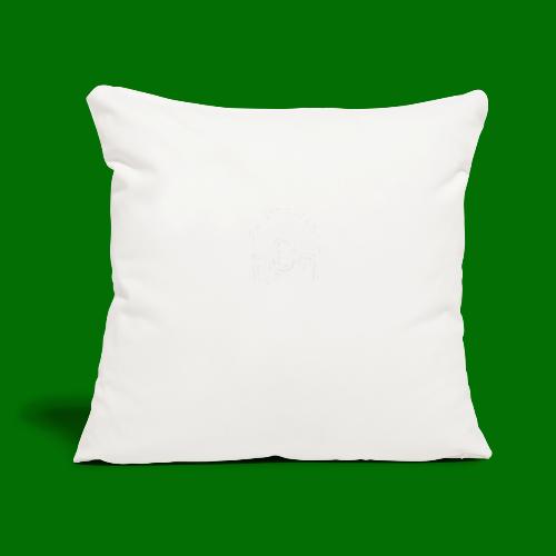 SPC Logo White - Throw Pillow Cover 17.5” x 17.5”