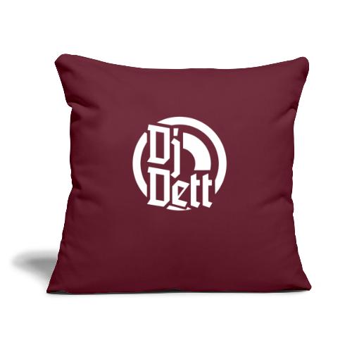 DJ Dett - Throw Pillow Cover 17.5” x 17.5”
