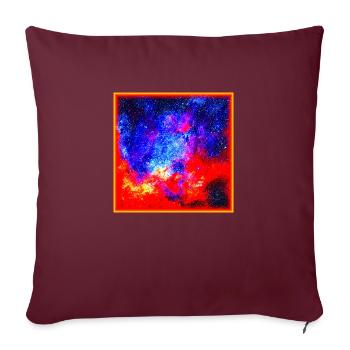 Exploring the Brightest Nebulae. Buy Now - Throw Pillow Cover 17.5” x 17.5” - burgundy - Front