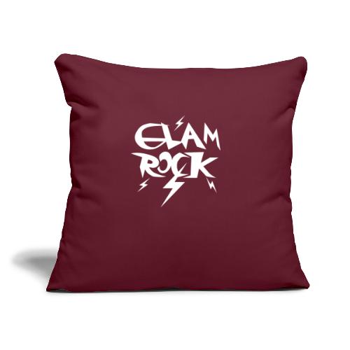 glam rock - Throw Pillow Cover 17.5” x 17.5”