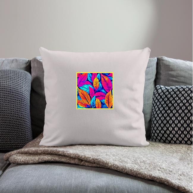 Neon Foliage: Colorful Leaf Painting