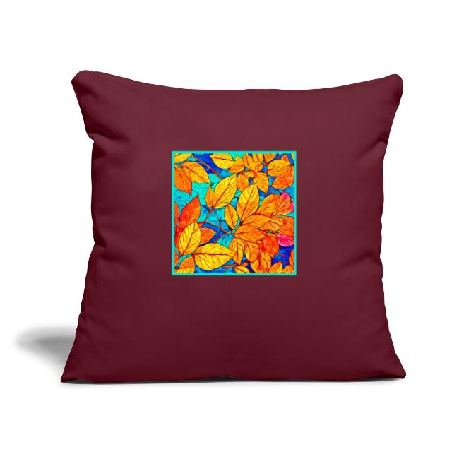 Golden Fall Foliage: Bright Leaves Painting