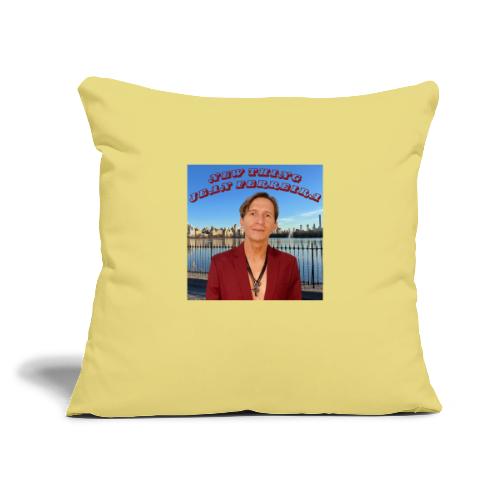 New Thing - Throw Pillow Cover 17.5” x 17.5”