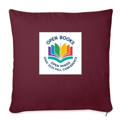 OASL Fall 2025 Logo white background - Throw Pillow Cover 17.5” x 17.5”
