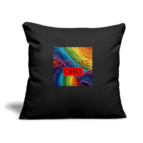 CIty Life Org Vol. 1 - Throw Pillow Cover 17.5” x 17.5”