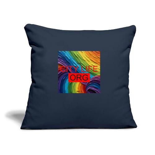 CIty Life Org Vol. 1 - Throw Pillow Cover 17.5” x 17.5”