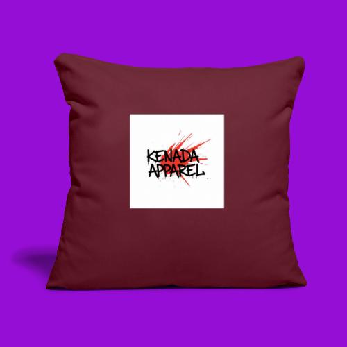Kenada Apparel graffiti splash - Throw Pillow Cover 17.5” x 17.5”