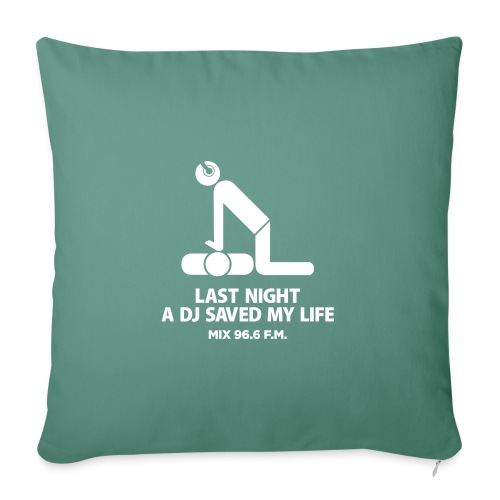 A DJ Saved My Life - Throw Pillow Cover 17.5” x 17.5”