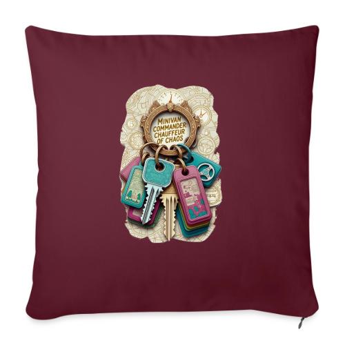 Minivan Commander T Shirt, Chauffeur of Chaos Mug - Throw Pillow Cover 17.5” x 17.5”