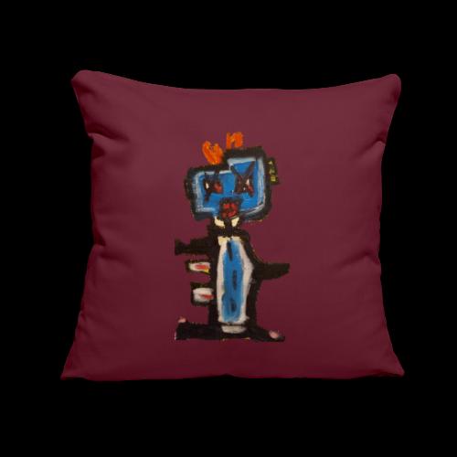 GIANT AWESOME ROBOT! - Throw Pillow Cover 17.5” x 17.5”