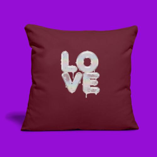 Love - Throw Pillow Cover 17.5” x 17.5”