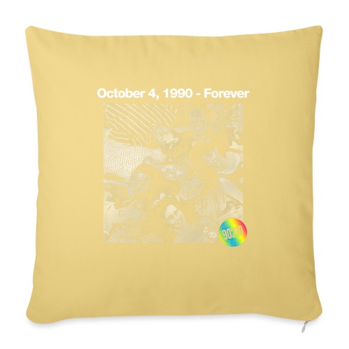 Forever Tee - Throw Pillow Cover 17.5” x 17.5”