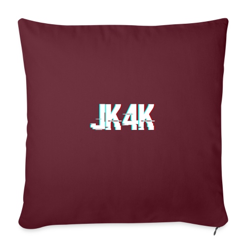 Glitch JK4K - Throw Pillow Cover 17.5” x 17.5”