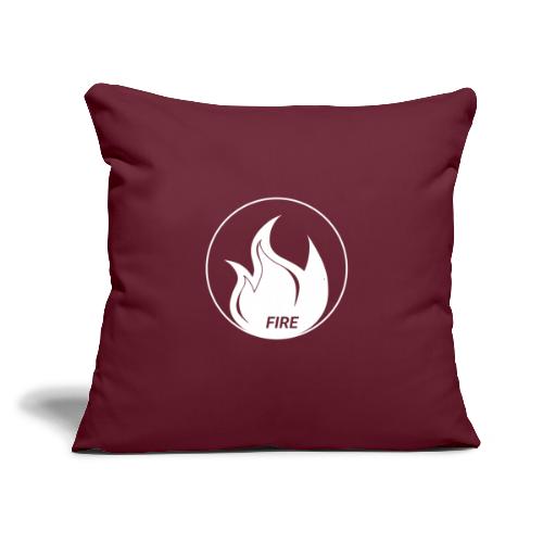 BE Fire Design - Throw Pillow Cover 17.5” x 17.5”