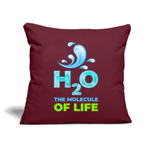 The Molecule of Life - Throw Pillow Cover 17.5” x 17.5”