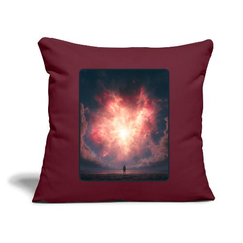 Supernova Sky Sci-Fi Artwork - Throw Pillow Cover 17.5” x 17.5”