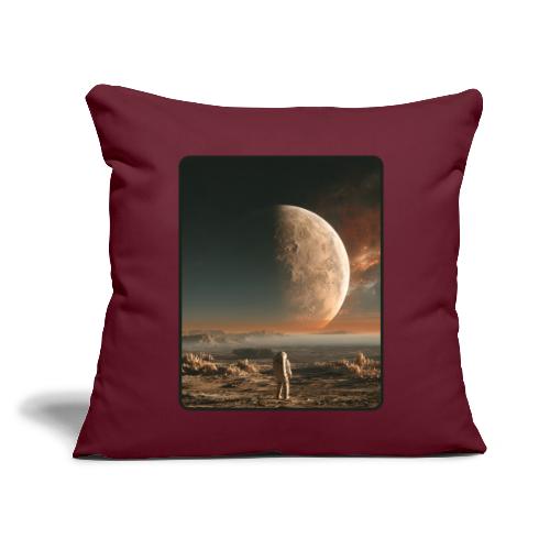 Astronaut on an Alien Moon - Throw Pillow Cover 17.5” x 17.5”